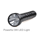 D Tamaño de la batería de bambú forma Super Bright LED 180 Lumens linterna de células 3D